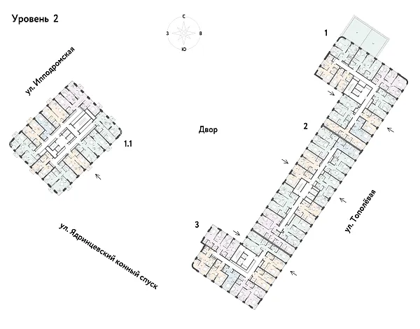 Количество комнат: 3,  75.58 кв.м.