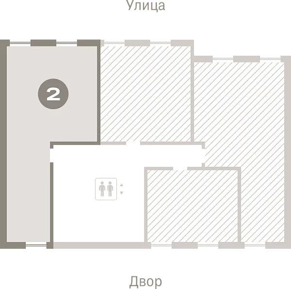Количество комнат: 2,  64.45 кв.м.