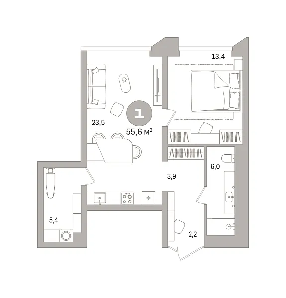 Количество комнат:,   кв.м.