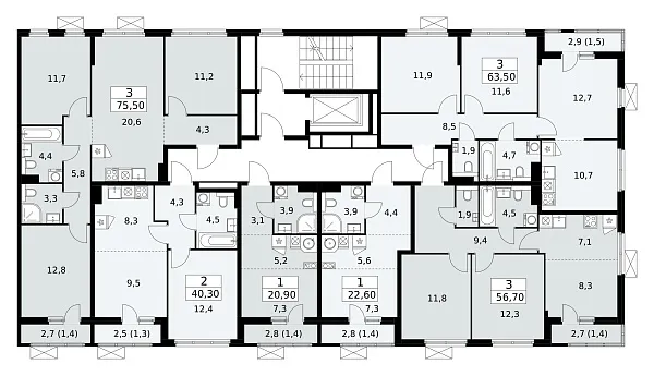 Количество комнат: 1,  20.9 кв.м.
