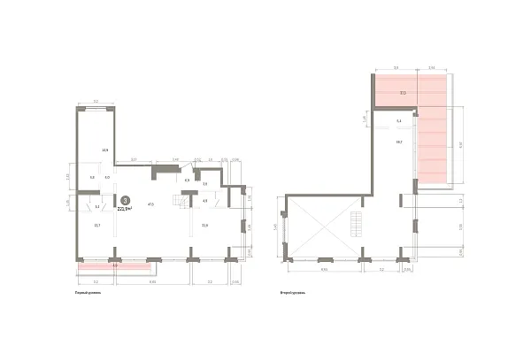 Количество комнат: 3,  221.92 кв.м.