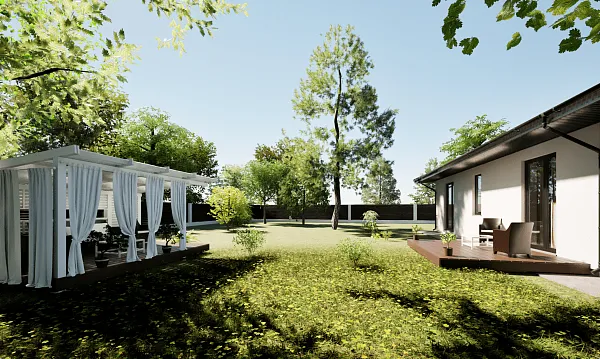 Коттедж, 74 кв.м.,  (участок 17)