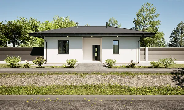 Коттедж, 63 кв.м.,  (участок 25)