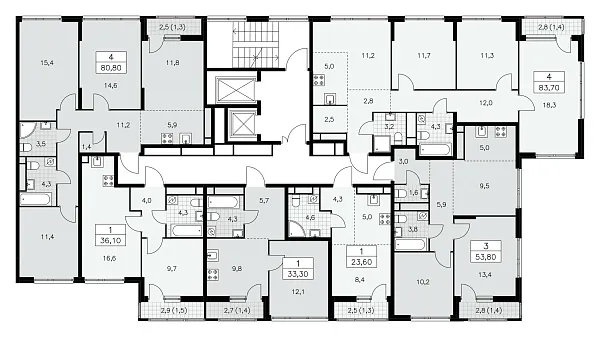Количество комнат: 1,  23.6 кв.м.