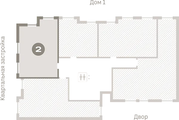 Количество комнат: 2,  61.6 кв.м.