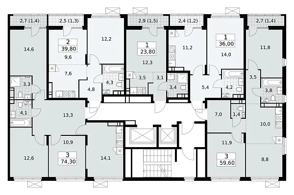 Количество комнат: 1,  35.8 кв.м.