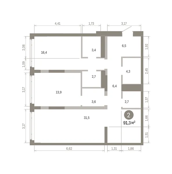 Количество комнат:,   кв.м.