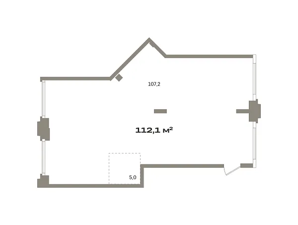 Торговые помещения, 112 кв.м., ул. Павла Фитина, 7