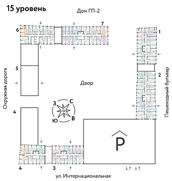 Количество комнат: 2,  43.69 кв.м.