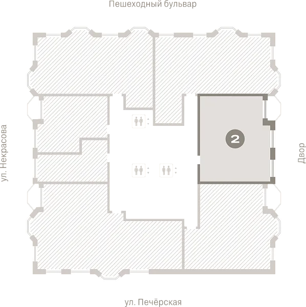 Количество комнат: 2,  74.4 кв.м.