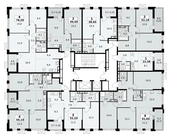 Количество комнат: 1,  22.5 кв.м.