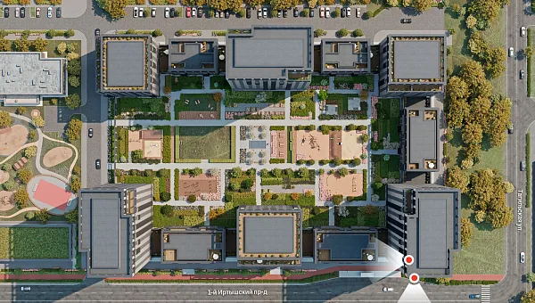 Количество комнат: 2,  59.5 кв.м.