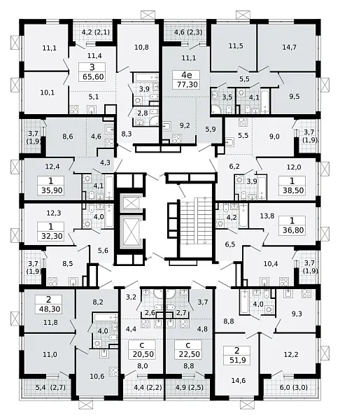 Количество комнат: 1,  32.5 кв.м.