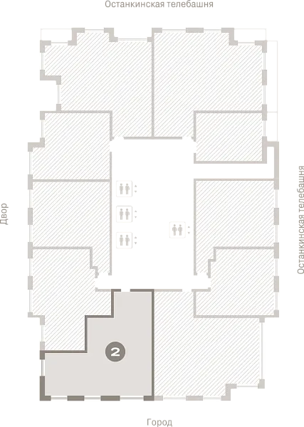 Количество комнат: 2,  74.4 кв.м.