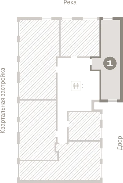 Количество комнат: 1,  45.59 кв.м.