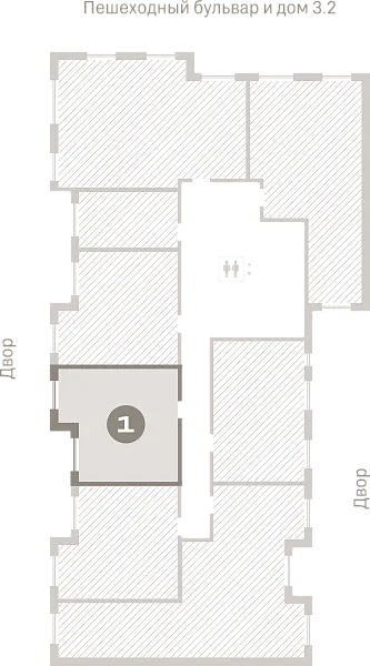 Количество комнат: 1,  43.93 кв.м.