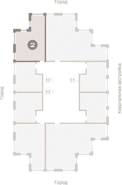 Количество комнат: 2,  53.61 кв.м.
