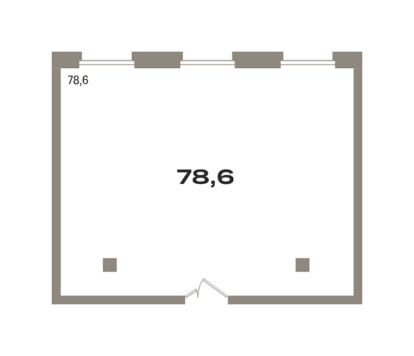 Торговые помещения, 78 кв.м., Дом печати, ул. Причальная, 9