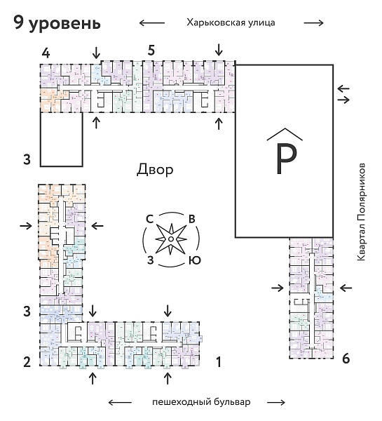 Количество комнат: 3,  64.64 кв.м.