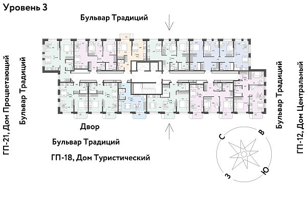 Количество комнат: 2,  48.87 кв.м.