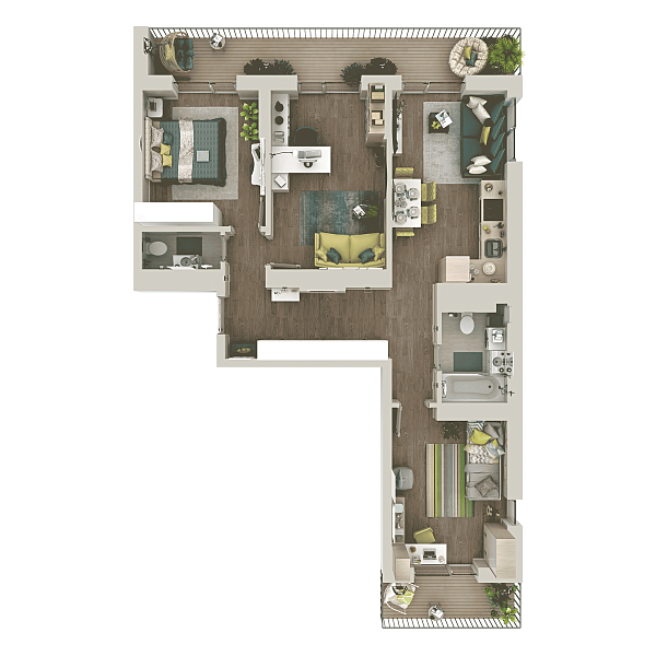 Количество комнат: 3,  88.58 кв.м.