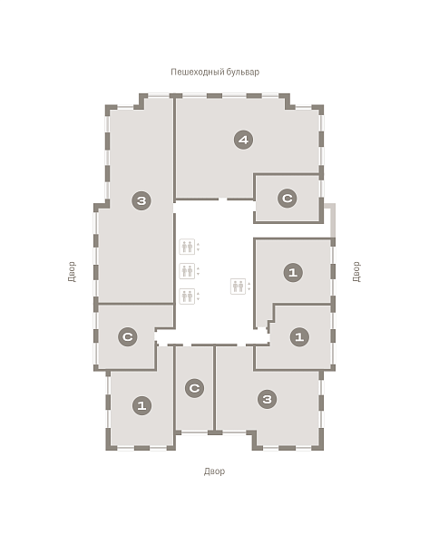 Количество комнат: 4,  125.64 кв.м.