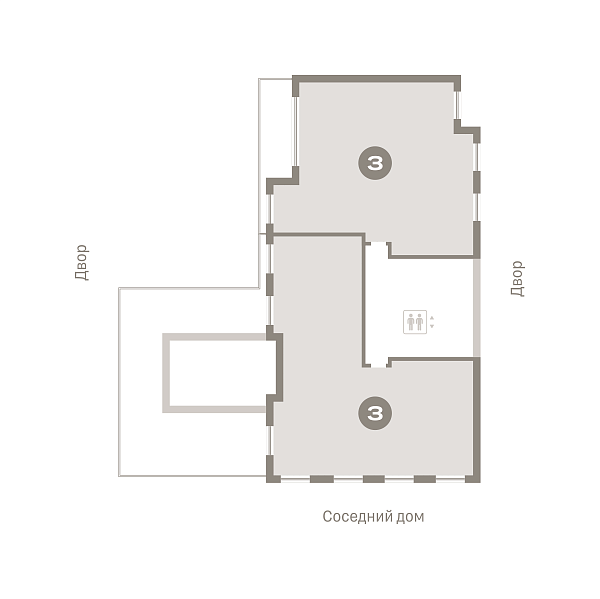 Количество комнат: 3,  206.8 кв.м.