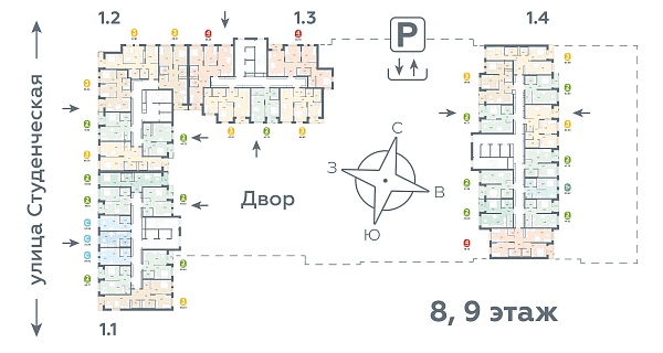 Количество комнат: 4,  86.23 кв.м.