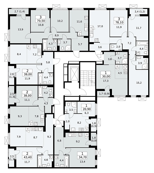 Количество комнат:,   кв.м.