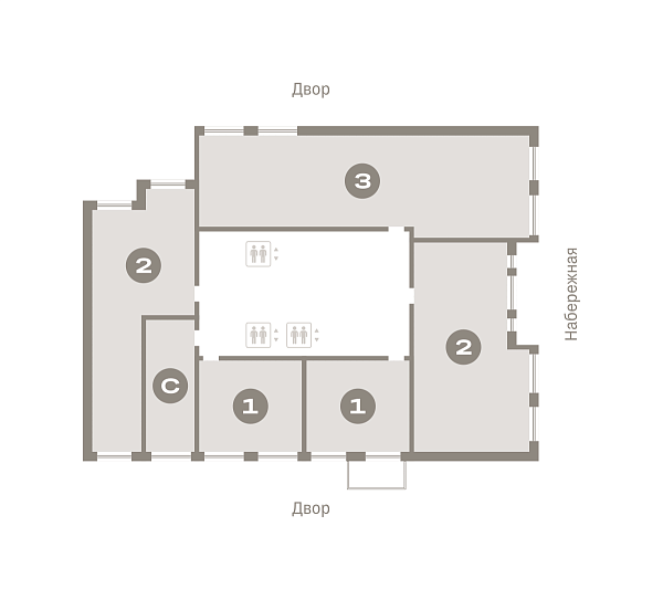 Количество комнат: 2,  76.7 кв.м.