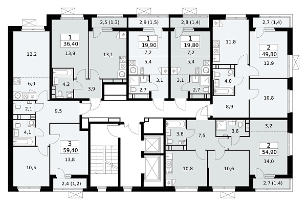 Количество комнат: 1,  19.8 кв.м.