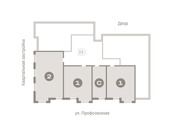 Количество комнат: Студия,  25.6 кв.м.