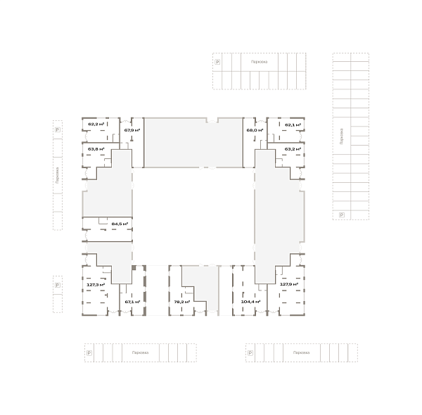 Торговые помещения, 78 кв.м.