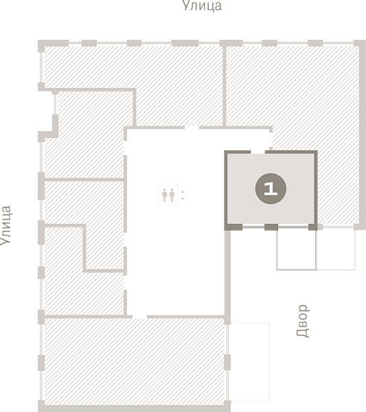 Количество комнат: 1,  42 кв.м.