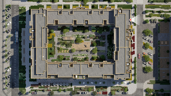 Количество комнат: 2,  61.58 кв.м.