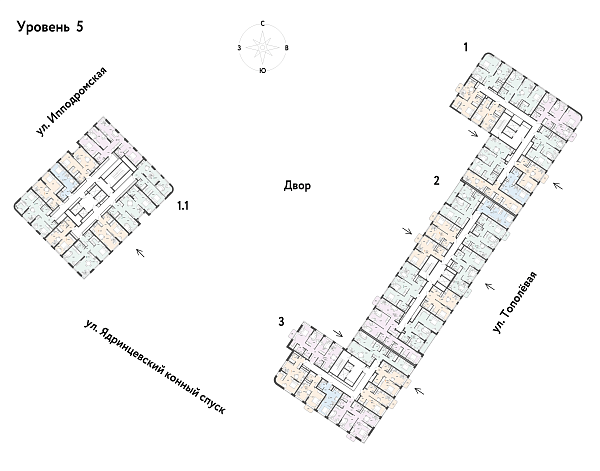 Количество комнат: 1,  43.37 кв.м.