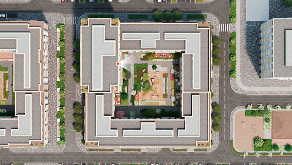 Количество комнат: 1,  49.59 кв.м.