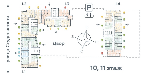 Количество комнат: 3,  68.01 кв.м.