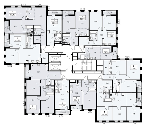 Количество комнат: 1,  21.7 кв.м.
