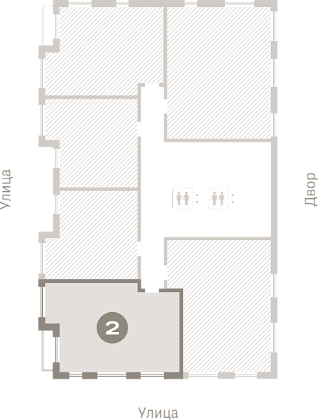 Количество комнат: 2,  61.4 кв.м.