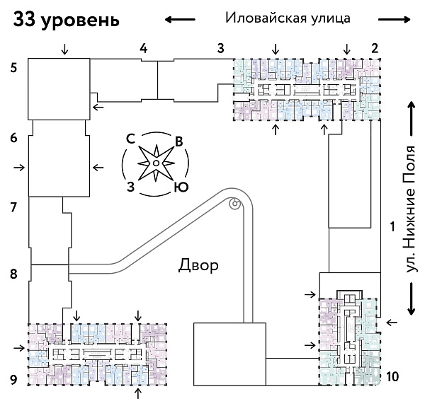 Количество комнат: 2,  44.9 кв.м.