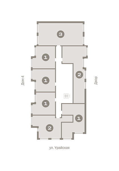 Количество комнат: 1,  54.11 кв.м.