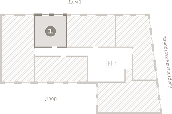 Количество комнат: 1,  43.1 кв.м.