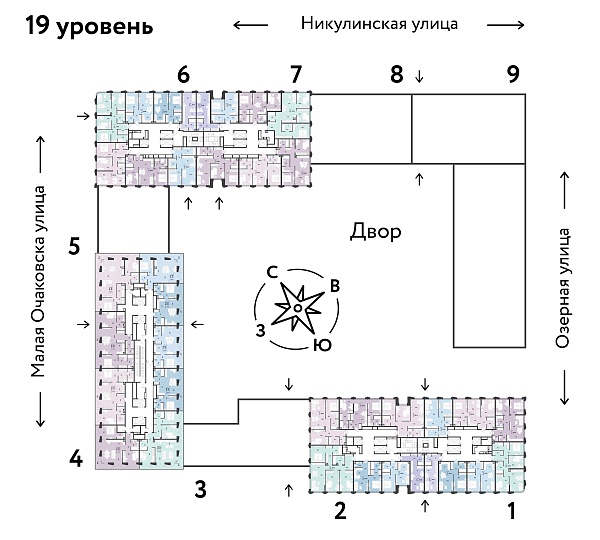 Количество комнат: 2,  42.9 кв.м.