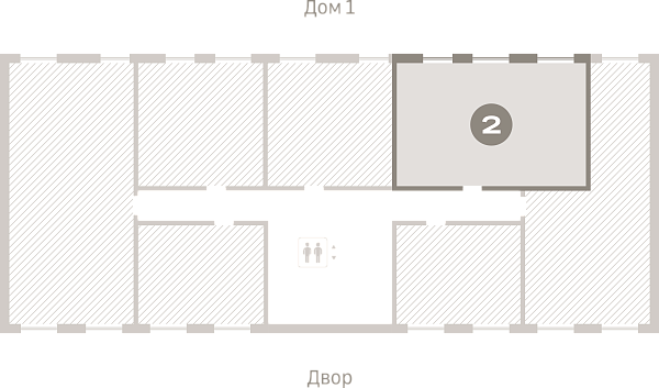 Количество комнат: 2,  63.4 кв.м.