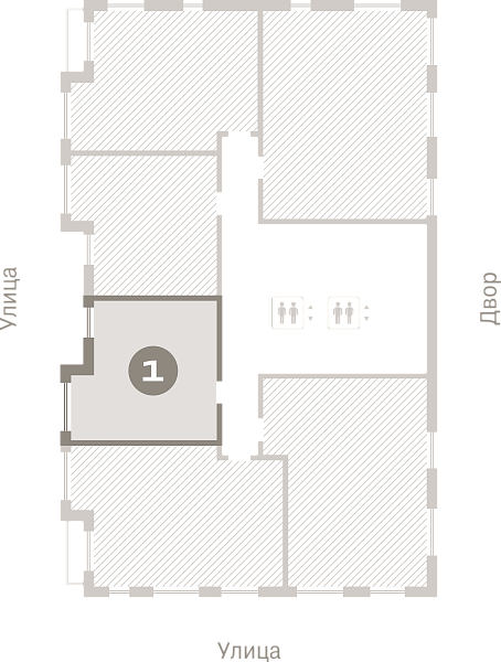 Количество комнат: 1,  42.5 кв.м.