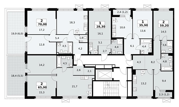 Количество комнат: 1,  28.3 кв.м.