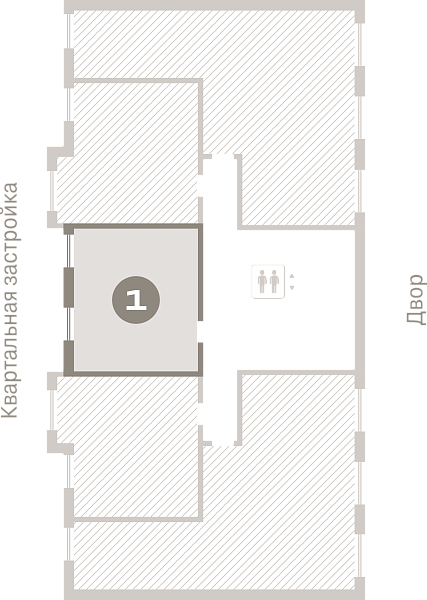 Количество комнат: 1,  43.1 кв.м.