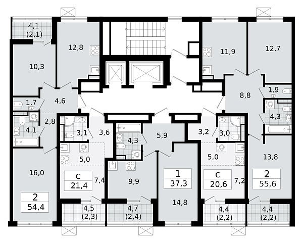 Количество комнат: 1,  20.7 кв.м.