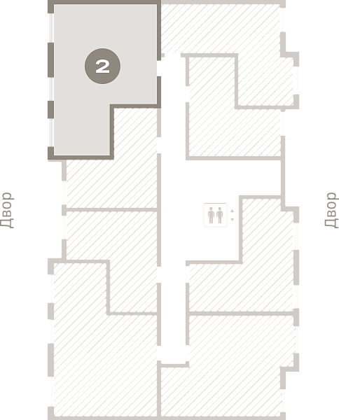 Количество комнат: 2,  58.85 кв.м.